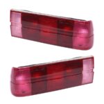 Replacement Red Tailights with Pink Reverse/Indicator for Bmw E30 1983-1987 (Chrome Bumper Models)