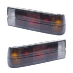 Replacement Smoke Tailights with Clear Reverse for BMW E30 1983-1987 (Chrome Bumper Models )