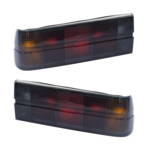 Replacement Dark Smoke Tailights for Bmw E30 1983-1987 (Chrome Bumper models)