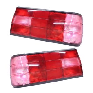 Replacement Red Tailights with Pink Reverse/Indicator for Bmw E30 1988-1991 (plastic bumper models)