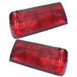 Replacement Cherry Red Tailights for BMW E30 1988-1991 (Plastic Bumpers)