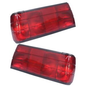 Replacement Cherry Red Tailights for BMW E30 1988-1991 (Plastic Bumpers)