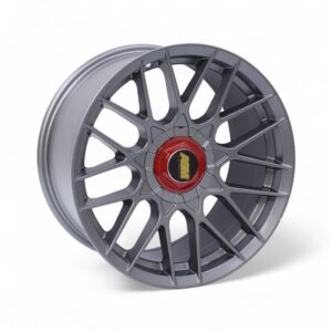 17" TWC421 4/100 & 5/100 Gloss Black Machine Lip Alloy Wheels