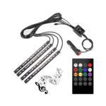 48 LED DC 12V Multicolour Music Car Strip Atmosphere Lamp Light for Car Interior