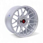 17" YK-7669 4/100 & 4/108 Silver Alloy Wheels