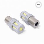 SMD LED Replacement Bulb - Type: 1156 Single Contact White(Pair)