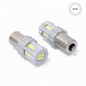 SMD LED Replacement Bulb - Type: 1156 Single Contact White(Pair)