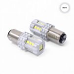 SMD LED Replacement Bulb - Type: 1156 Double Contact White(Pair)