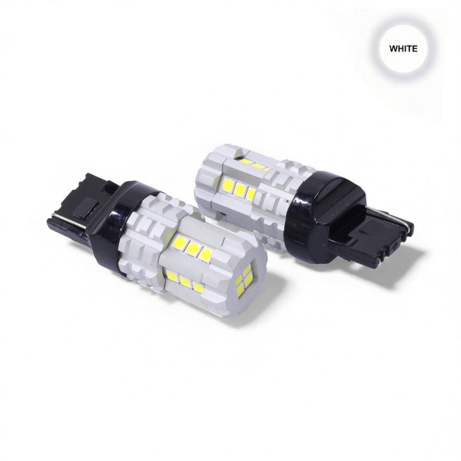 T20 7440 WHT SMD LED Replacement Bulb - Type T20 7440 Wedge White (Pair) - Image 1