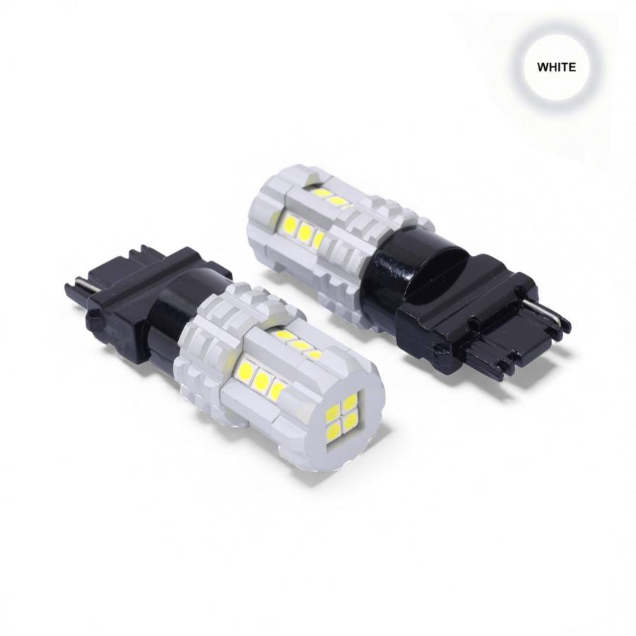 T25 3156 WHT SMD LED Replacement Bulb - Type T25 3156 Wedge White (pair) - Image 1