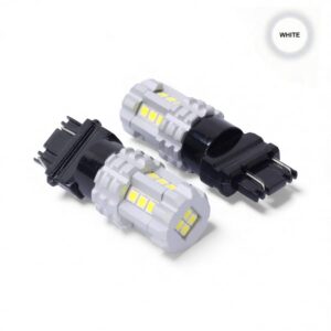SMD LED Replacement Bulb - Type T25 3157 Wedge White (pair)