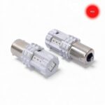 SMD LED Replacement Bulb - Type: 1156 Single Contact Red (Pair)