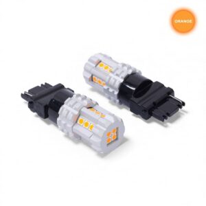 SMD LED Replacement Bulb - Type T25 3156 Wedge Orange (pair)