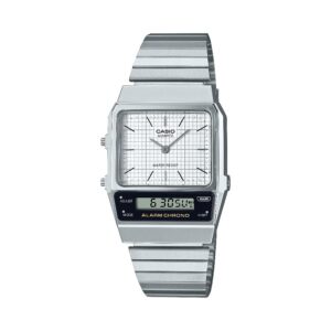 Casio Retro Digital Chrome Silver Watch - AQ-800E-7ADF