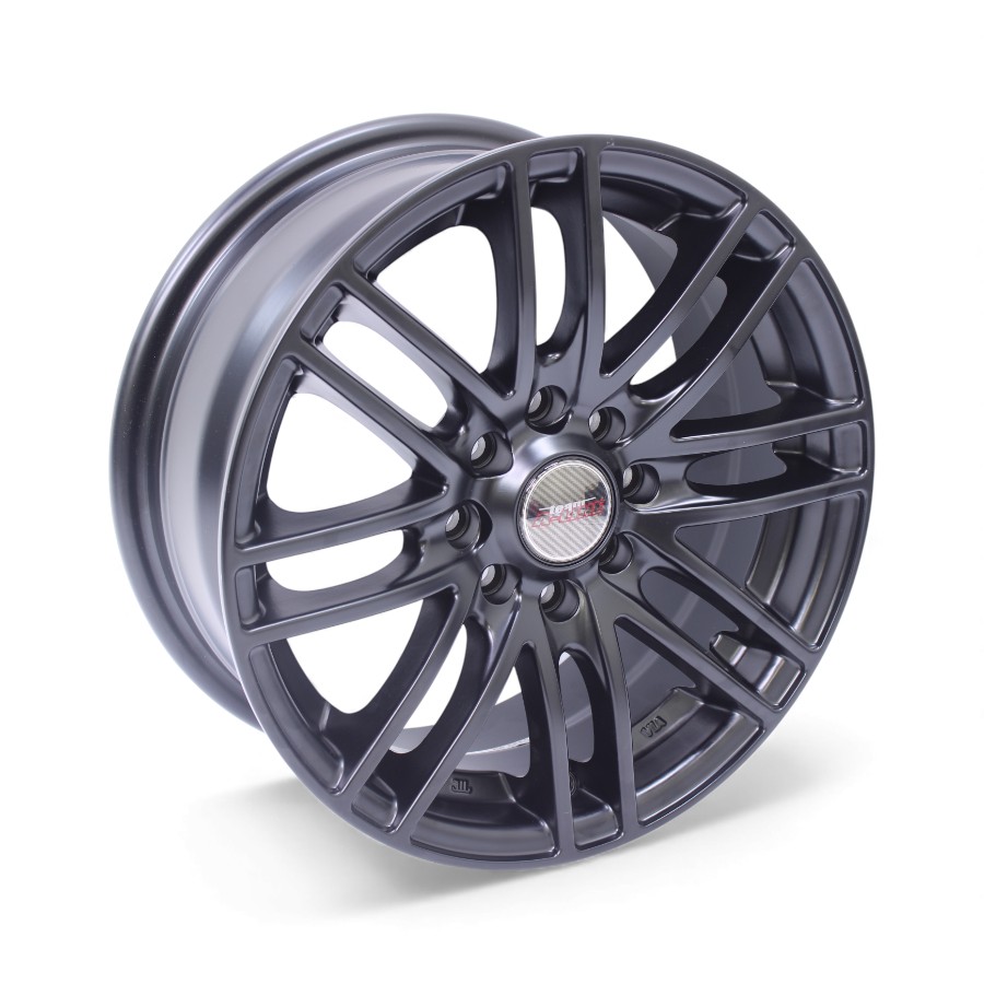 82403610 aline ghost 14" A-Line Ghost 4/100 Satin Black Alloy Wheels - Image 1