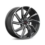 15" A-Line Recoil 5/114 Black Machine Face Alloy Wheels