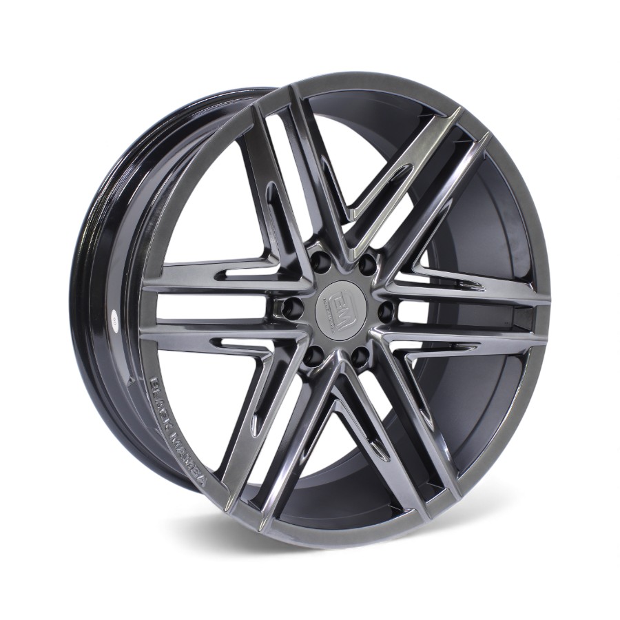 SS72-SR110 22" QS Stealth 6/139 Hyper Black Alloy Wheels - Image 1
