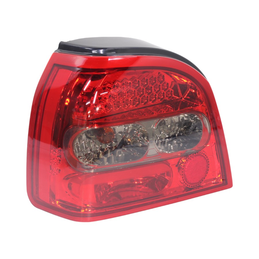 VW03TL010 DRL Chrome Headlight for VW Golf Mk3 - Image 1