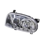 DRL Chrome Headlight for VW Golf Mk3