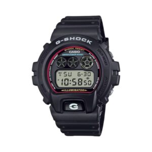 Casio G-Shock Round Face Black Resin Design Wristwatch (DW-6900RL-1DR)