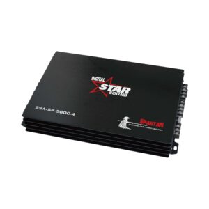 Starsound SSA-SP-9800.4 Spartan Series 60w x4 Rms AB Class 4ch Amplifier