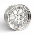 17" TWC389 4/100 Silver Machine Lip Alloy Wheels