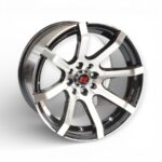 15" GR-VERTIGO 4/100 & 4/108 Polished Silver Alloy Wheels
