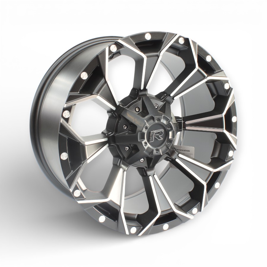 188101 18" GR-METHOD 6/139 Matt Black Alloy Wheels - Image 1