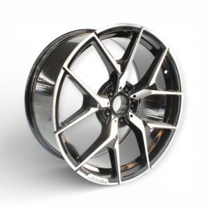 19" GR-195526 5/112 Black Machine Face Alloy Wheels