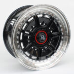 17" Jato 4/100 & 5/100 Black Machine Lip Alloy Wheels