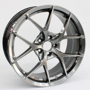 17" Halo 5/100 Hyper Black Alloy Wheels