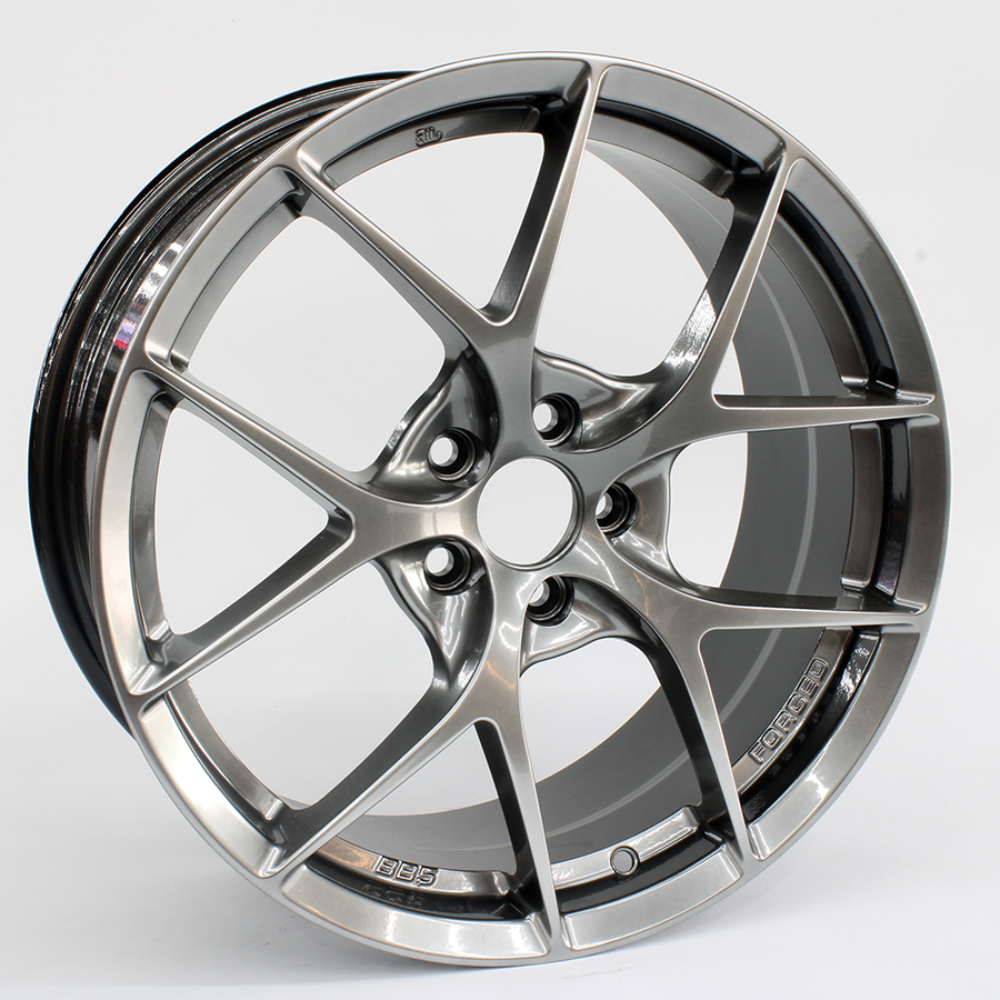 EWT-DX221-HB 17" Halo 5/100 Hyper Black Alloy Wheels - Image 1