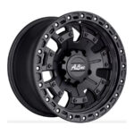 17" A-Line Combat 5/150 Satin Black FlowForm Alloy Wheels