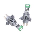 Green Tip H4 LED 12-50w 6000k Replacement Bulbs (pair)