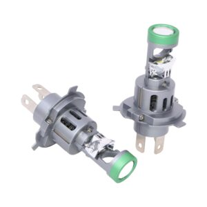 Green Tip H4 LED 12-50w 6000k Replacement Bulbs (pair)