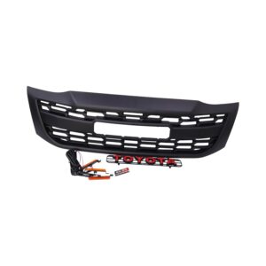 Toyota Hilux Vigo Champ (2012 - 2015) GR Grill With Top LED Matt Black