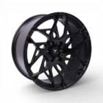 22" Bt-580 6/139 Satin Black Alloy Wheels