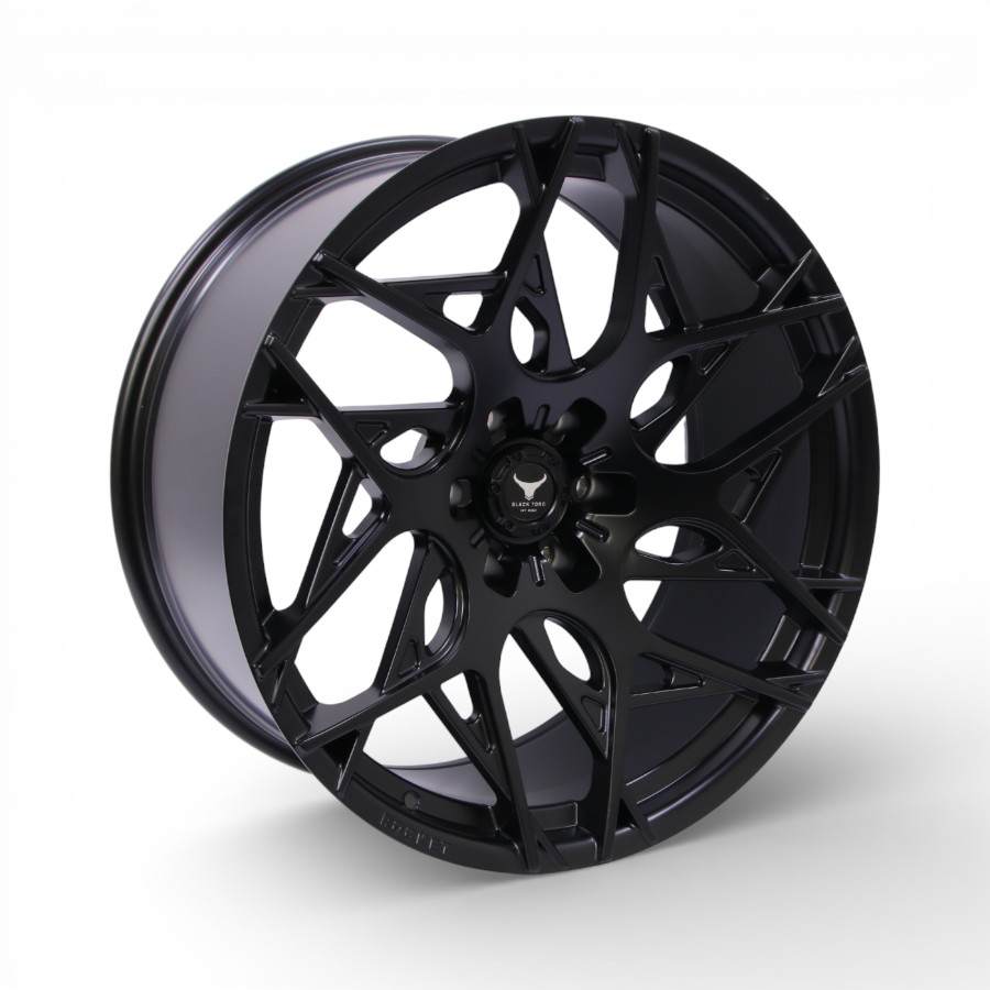 BT-580 SAT BLK 22" Bt-580 6/139 Satin Black Alloy Wheels - Image 1