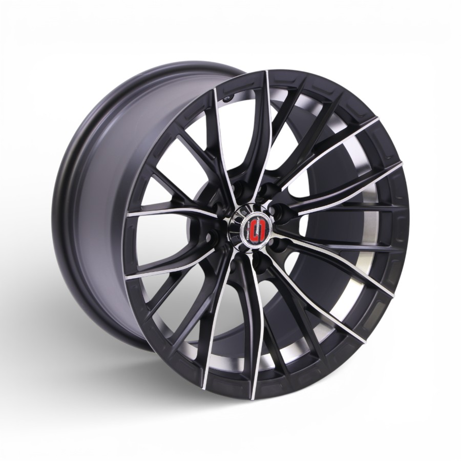 GRX152 15" Carlin Gr152 4/100 & 4/108 Matt Black Silver Undercut Alloy Wheels - Image 1