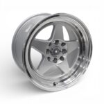 15" M7697 4/100 & 4/114 Machine Silver Alloy Wheels