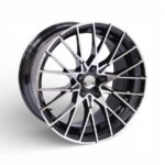 19" M8008 5/120 Black Machine Face Alloy Wheels