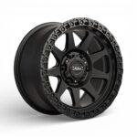 17" A-Line Arizona 6/139 Satin Black Flow Forming Alloy Wheels