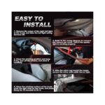 Universal 50″ LED Spoiler Light Strip – Carbon Fiber Look Sequential Third Brake Light - Image 3