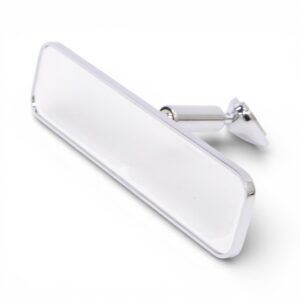 Classic Chrome Line-Design Interior Windscreen Mirror (each)