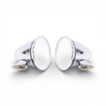 Classic Chrome Bullet Round Mirrors - Type-422 (pair)
