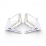 Classic Chrome Square Side Mirrors - Type-4511 (pair)