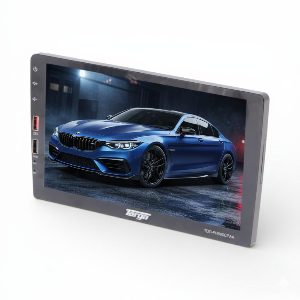 TDD-PH900CPAA Targa TDD-PH900PAA 9" Double Din media Player with Android Auto & Bluetooth - Image 1