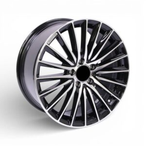 18" Zm18 5/112 Black Machine Face Alloy Wheels