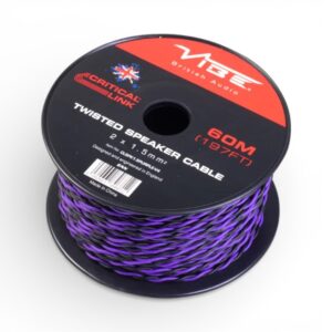 Vibe CLSPK1.5 16AWG Speaker Cable 60m Purple OFC (per metre)