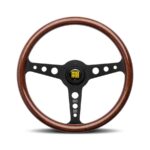MOMO Indy Heritage Black & Woodgrain Finish 350mm Steering wheel
